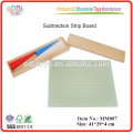 Montessori material Substraction Strip Board